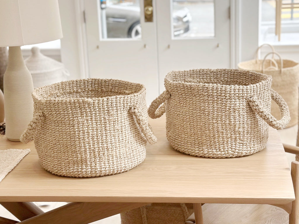 Handwoven Jute Basket