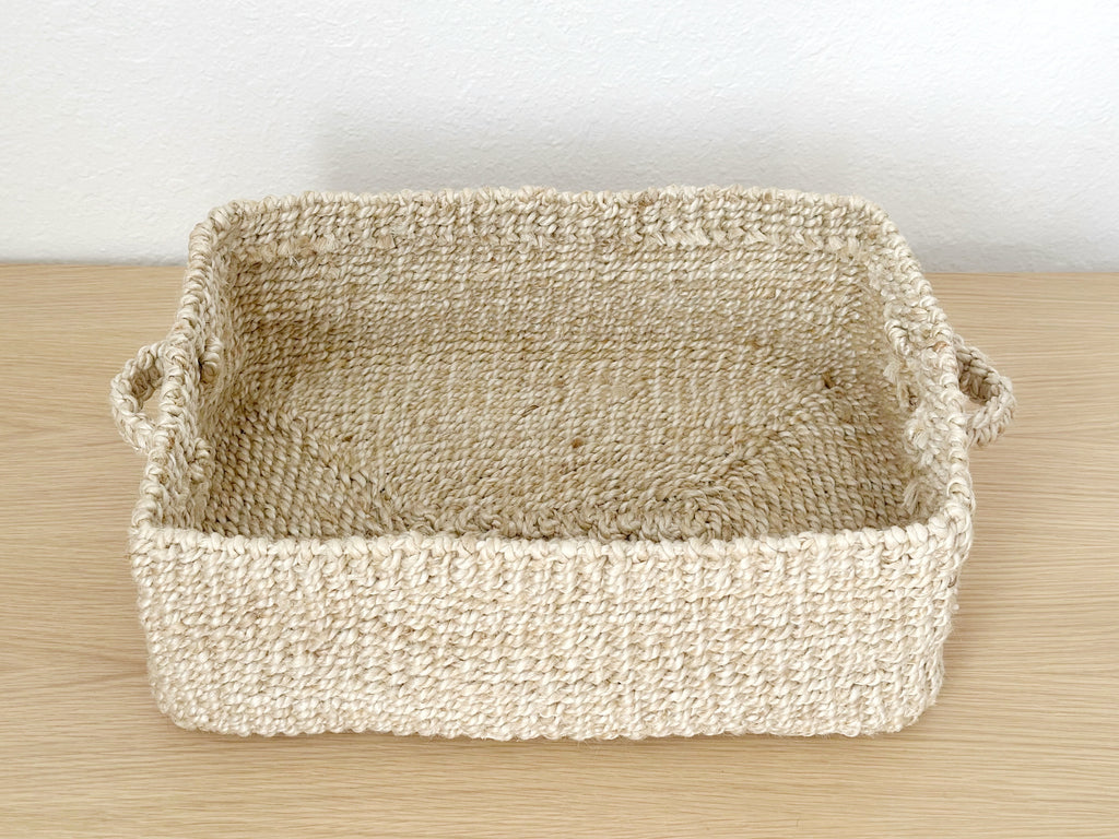Handwoven Jute Basket