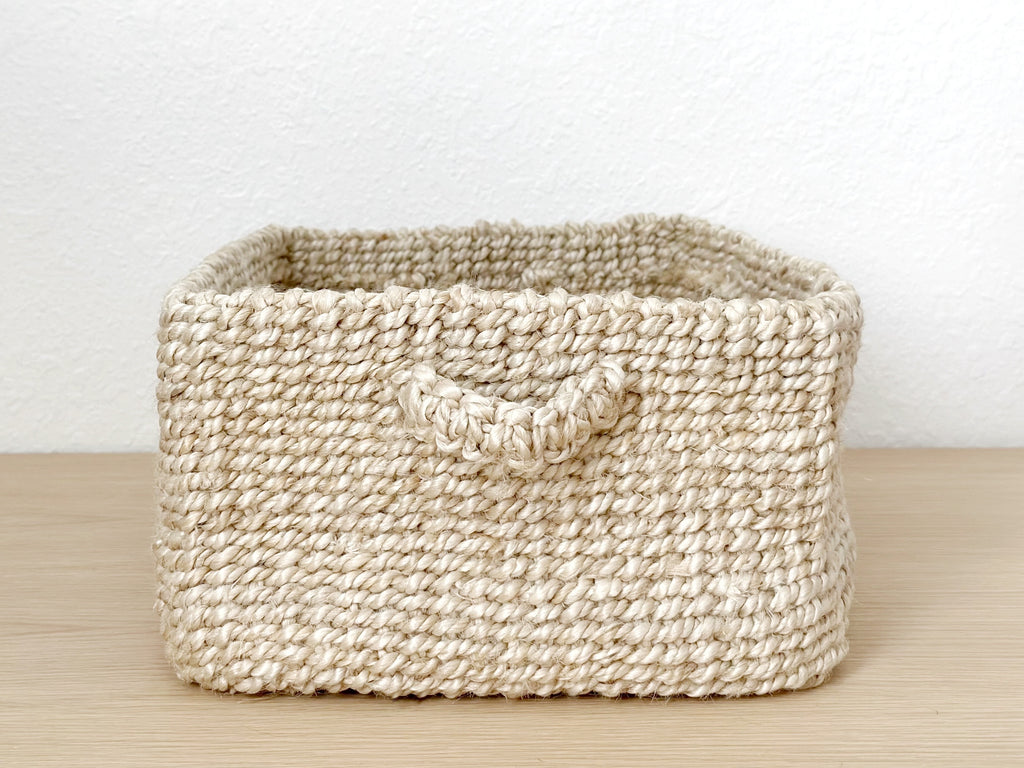 Handwoven Jute Basket