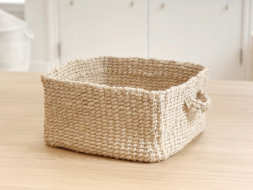 Handwoven Jute Basket