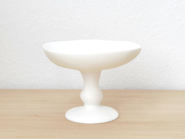 Hand-Sculpted Resin Pedestal Bowl Medium