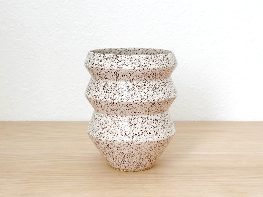 Ceramic Speckled Vase