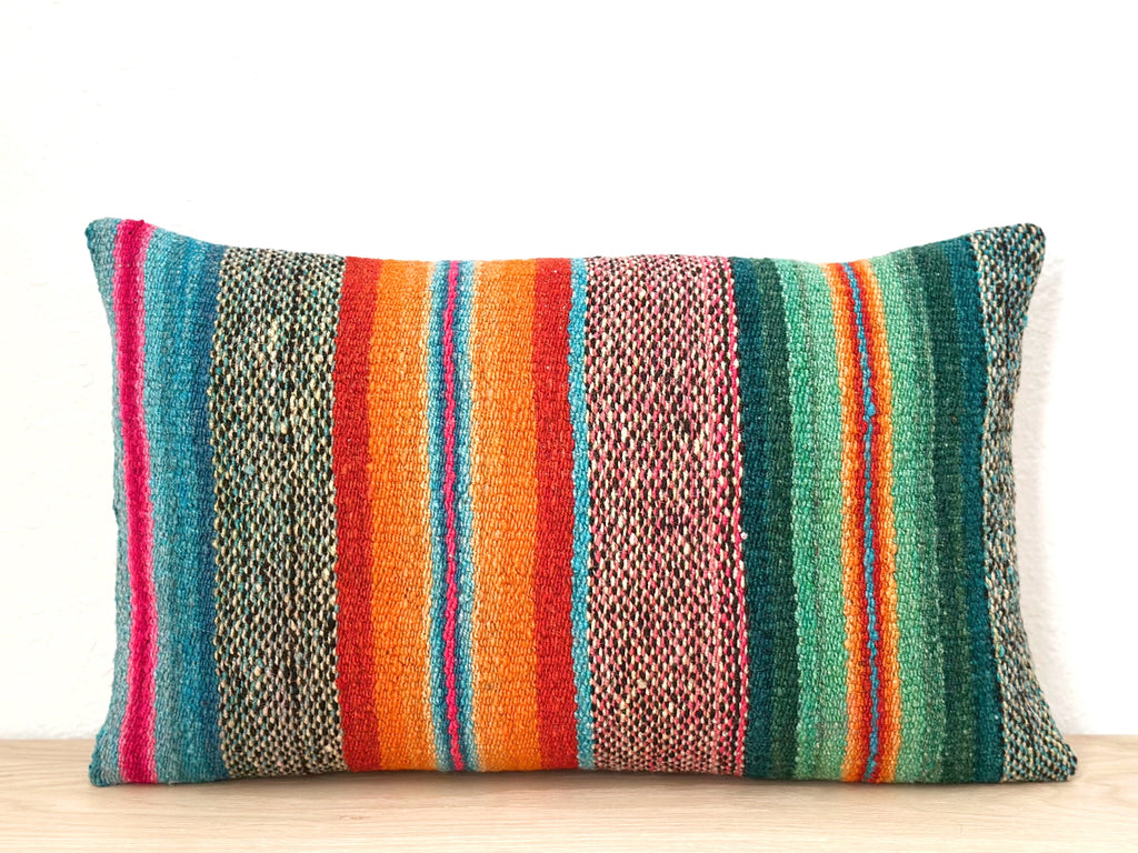 Handloomed Wool Pillow Lumbar