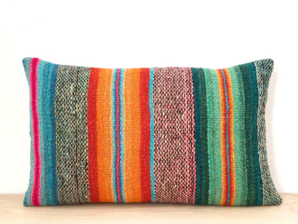Handloomed Wool Pillow Lumbar