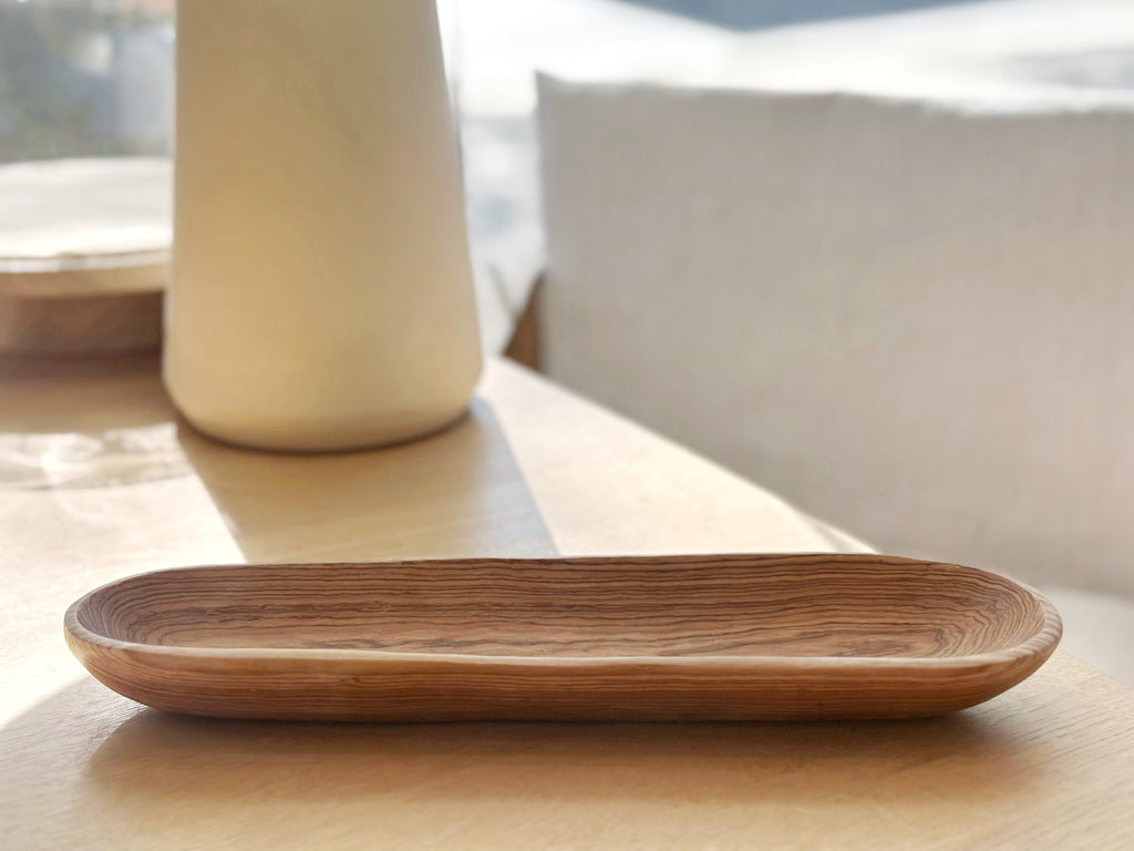 Olive Wood Long Tray