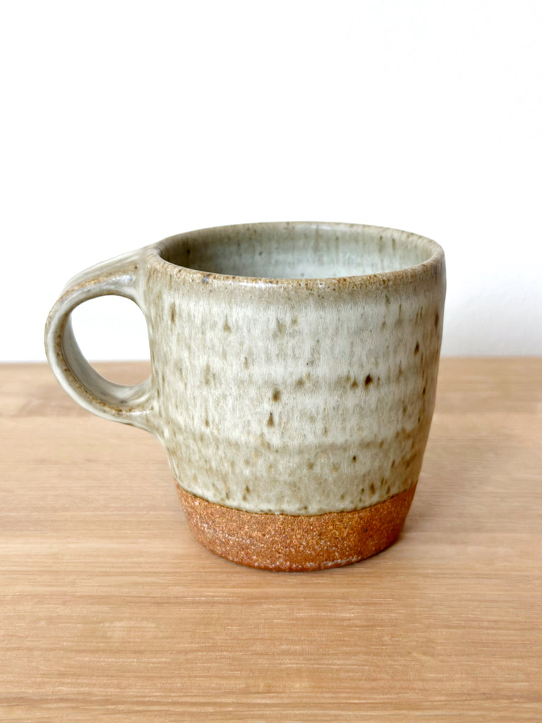Ceramic Spotty Oatmeal Short Mug