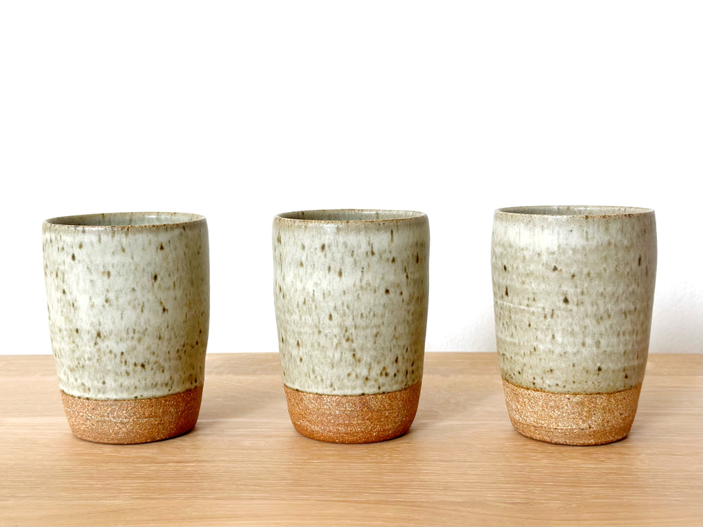 Ceramic Spotty Oatmeal Tumbler