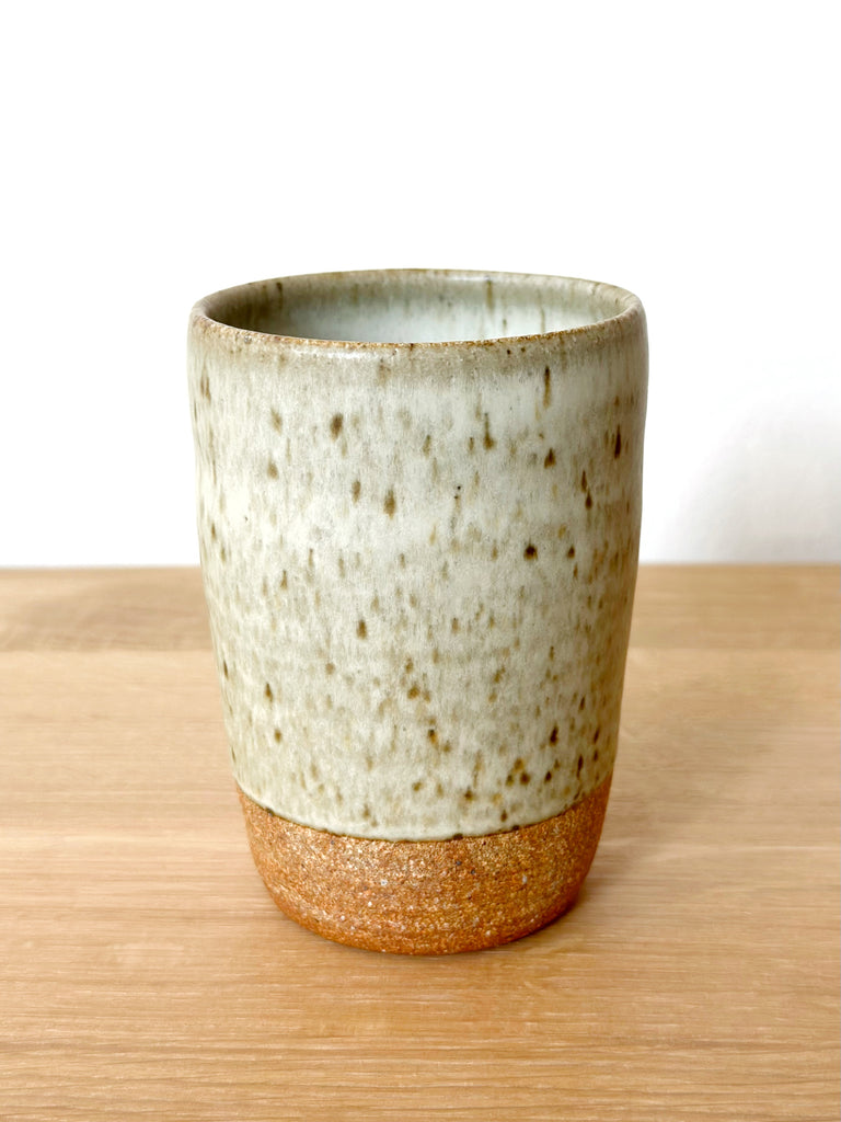 Ceramic Spotty Oatmeal Tumbler
