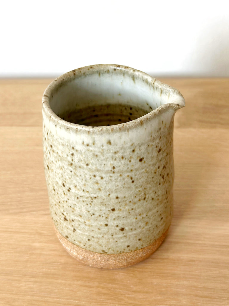 Ceramic Spotty Oatmeal Small Pitcher