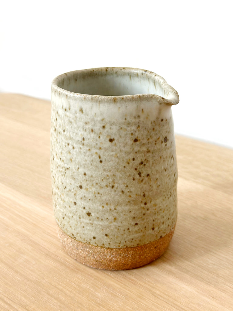 Ceramic Spotty Oatmeal Small Pitcher