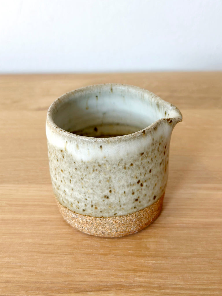Ceramic Spotty Oatmeal Small Creamer