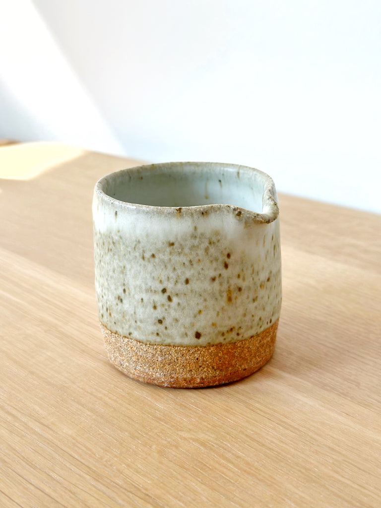 Ceramic Spotty Oatmeal Small Creamer