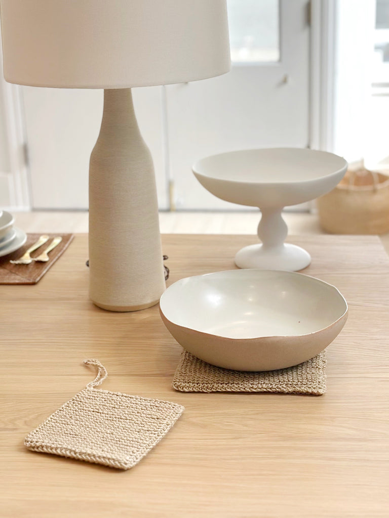 Handwoven Jute Potholders / Trivets