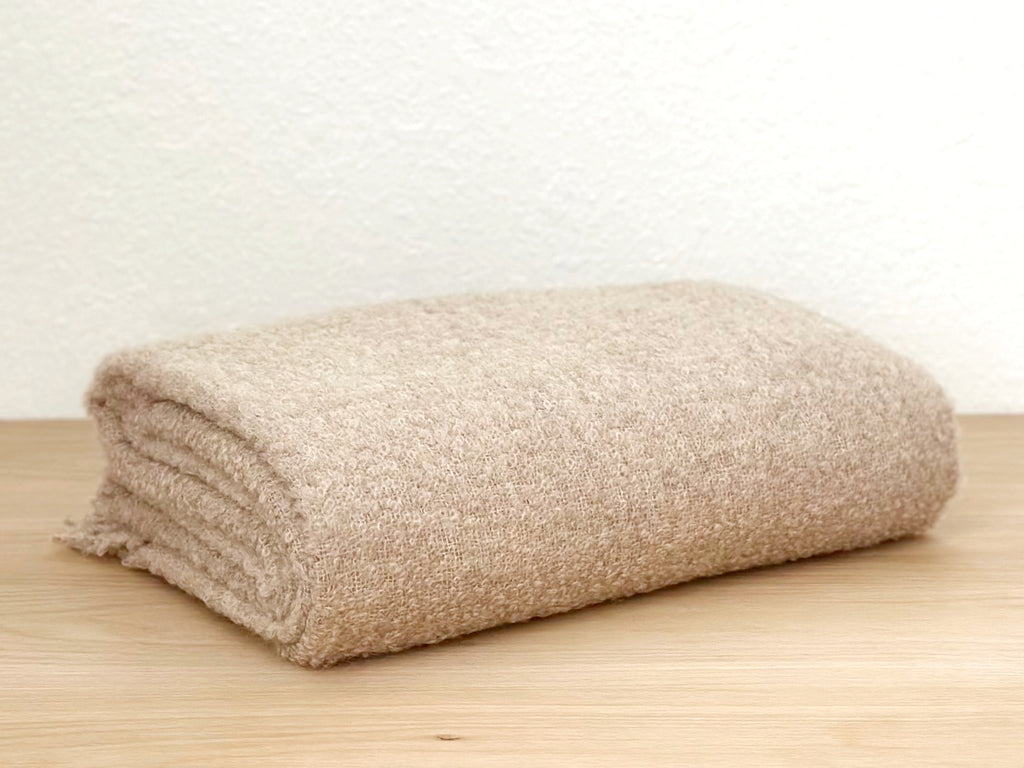 Alpaca Boucle Throw