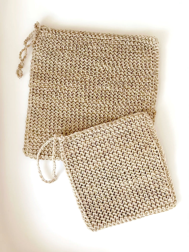 Handwoven Jute Potholders / Trivets