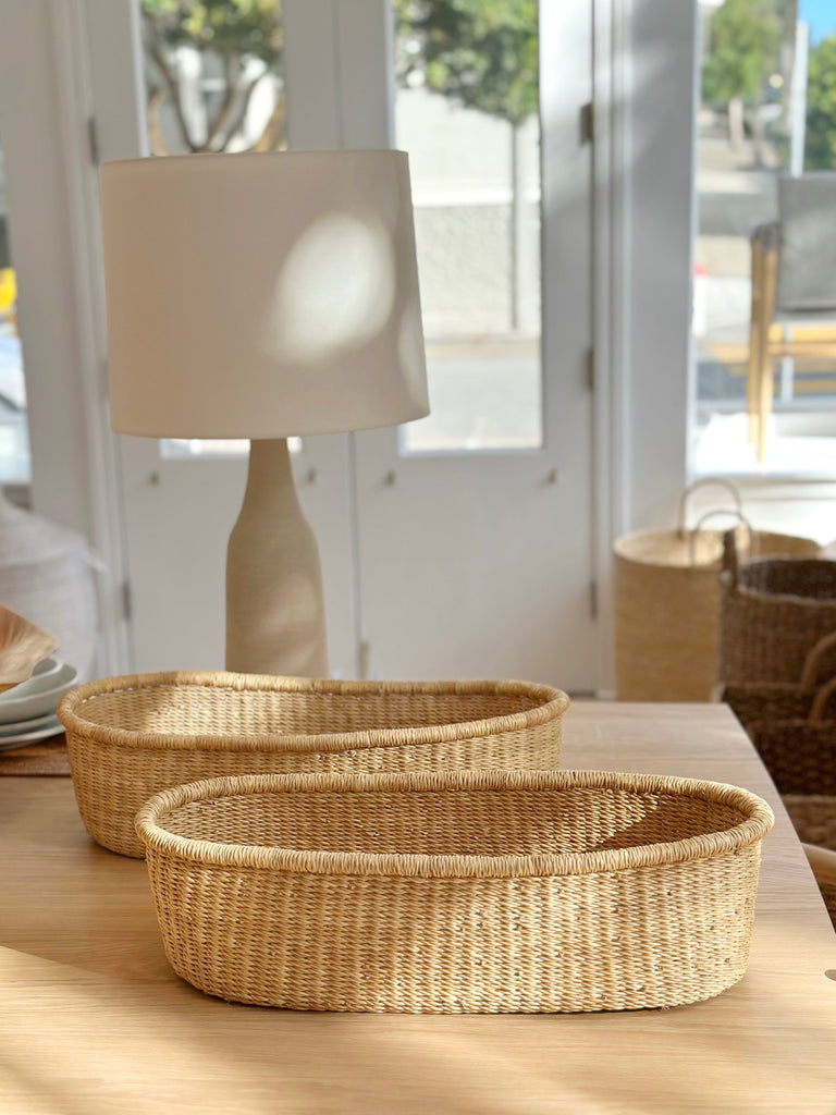 Handwoven Basket Trough
