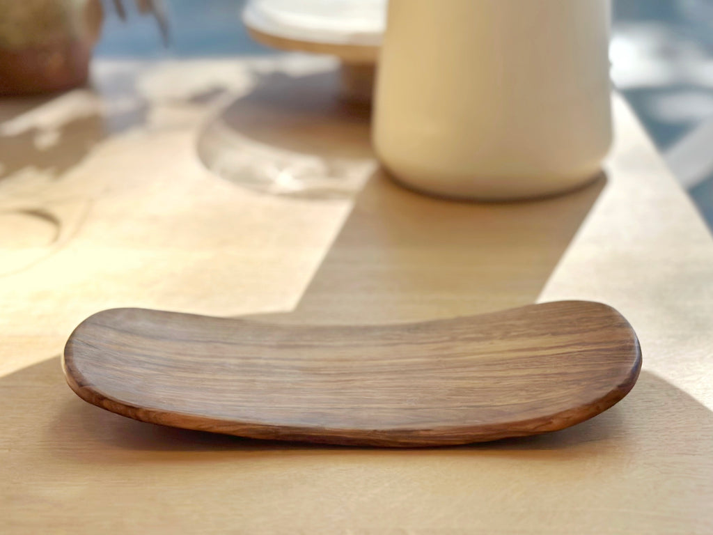 Olive Wood Butter Dish