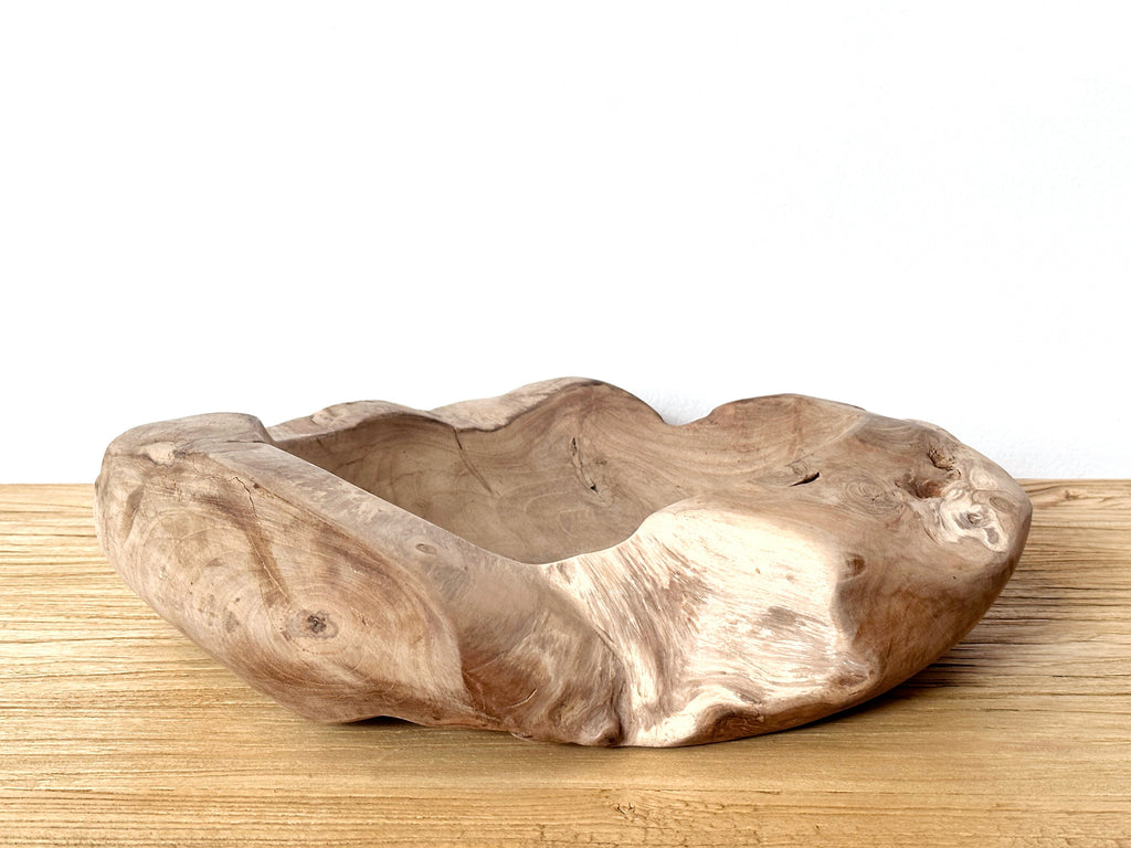 Teak Organic Large Bowl