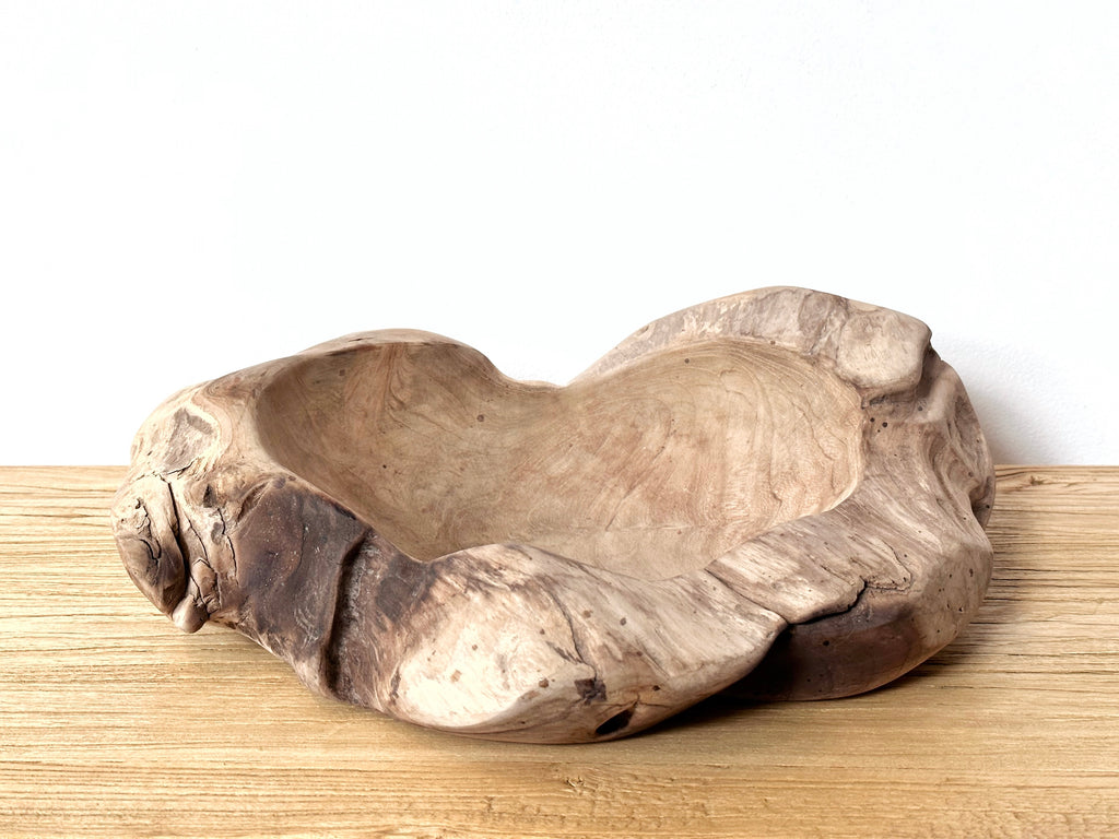 Teak Organic Large Bowl