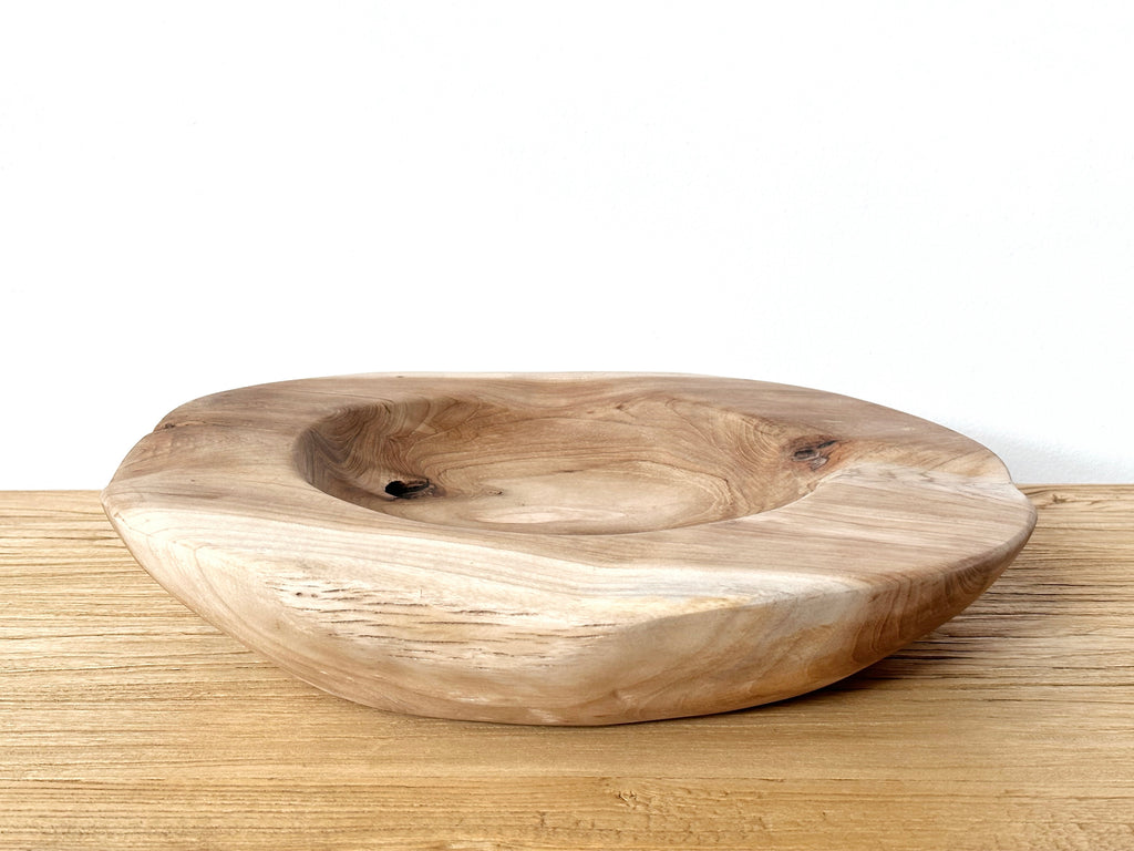 Teak Organic Large Bowl