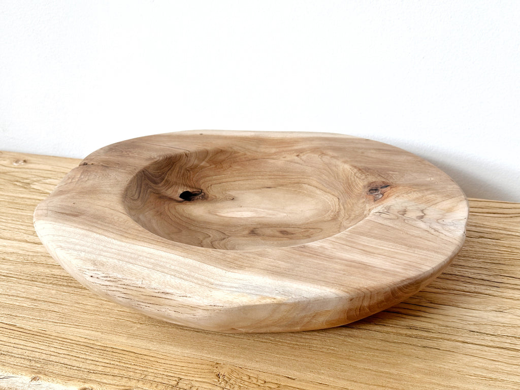 Teak Organic Large Bowl