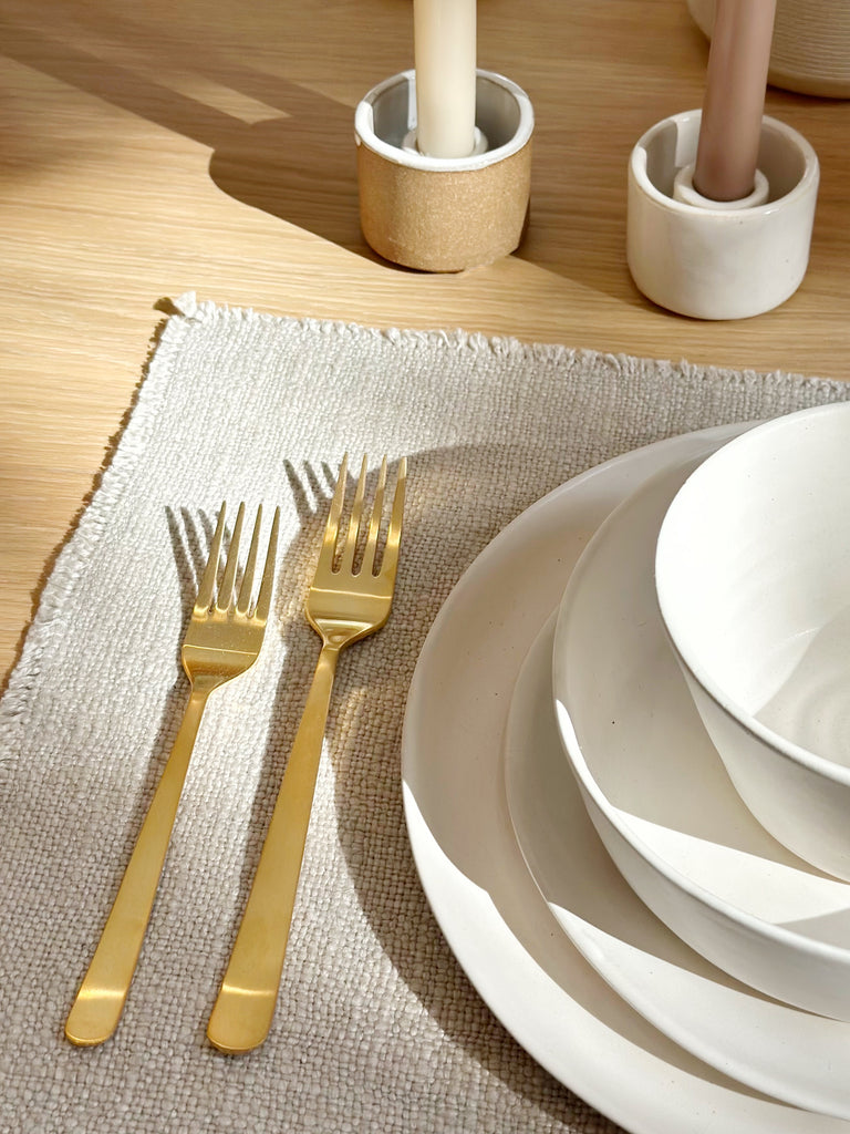 Handwoven Linen Cotton Blend Placemat