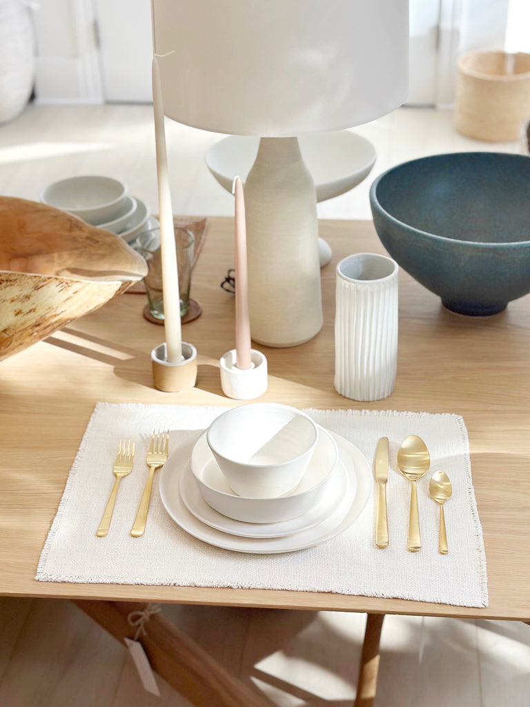 Handwoven Linen Cotton Blend Placemat