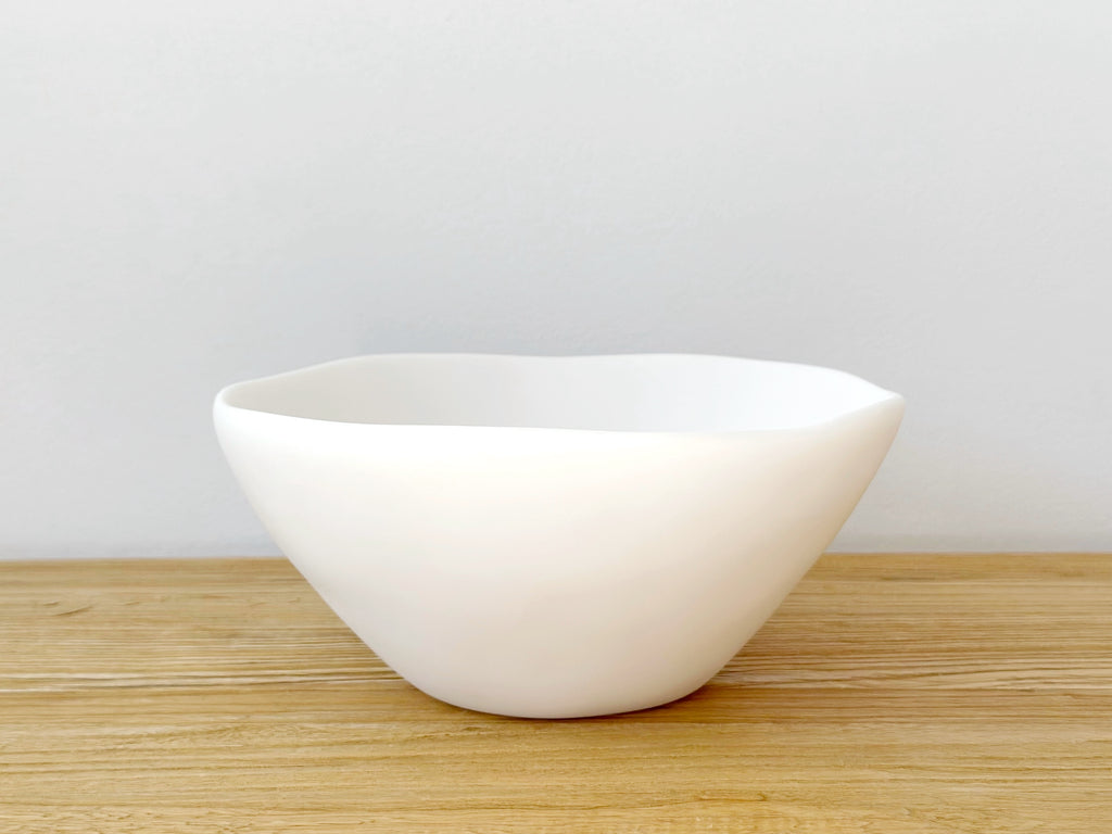 Hand-Sculpted Resin Small Tall Bowl