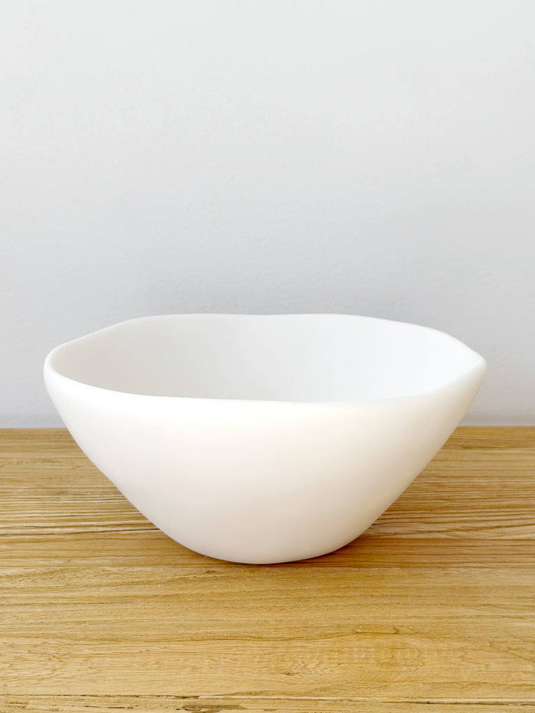 Hand-Sculpted Resin Small Tall Bowl