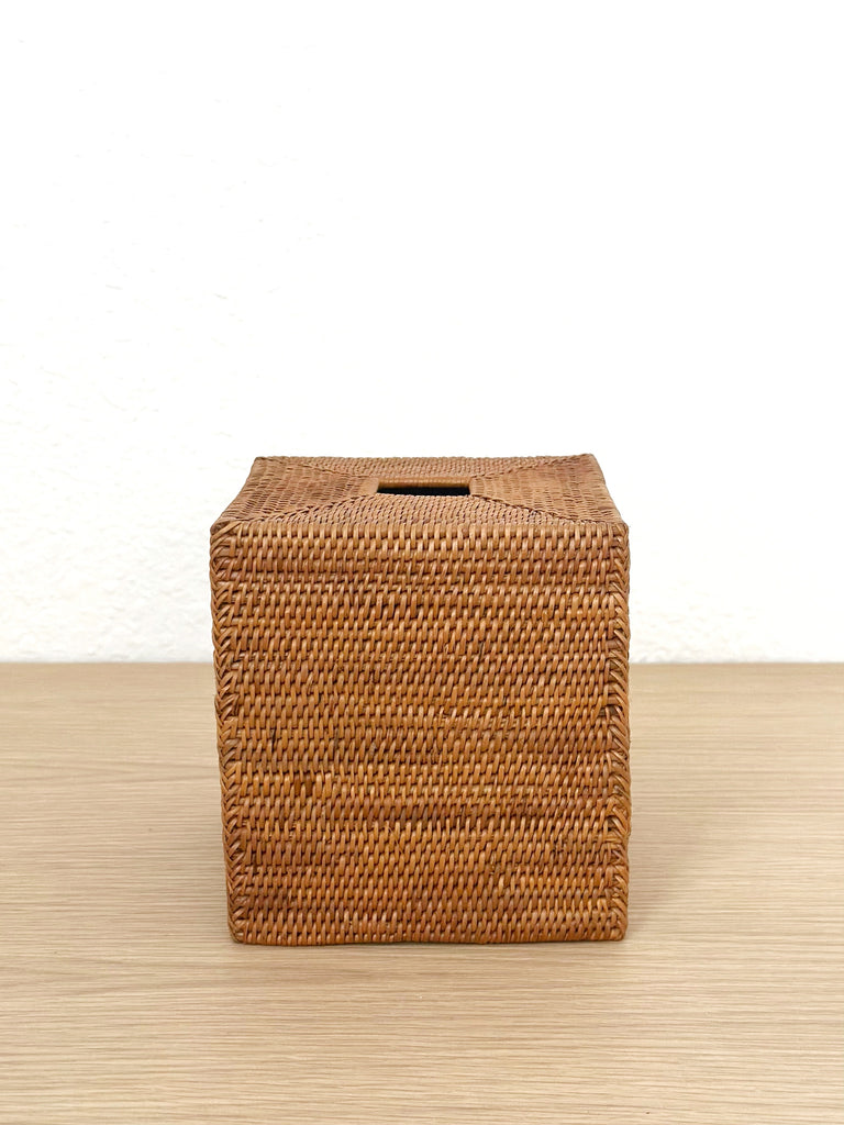 Handwoven Grass Tissue Box