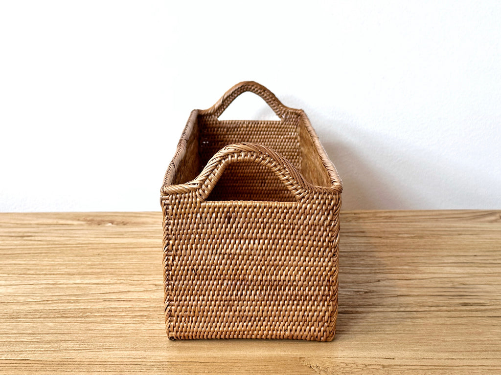 Handwoven Grass Storage Container Small