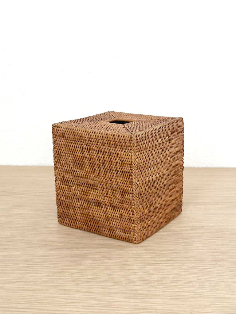 Handwoven Grass Tissue Box