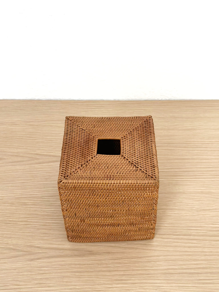 Handwoven Grass Tissue Box
