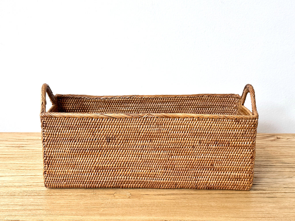 Handwoven Grass Storage Container Small