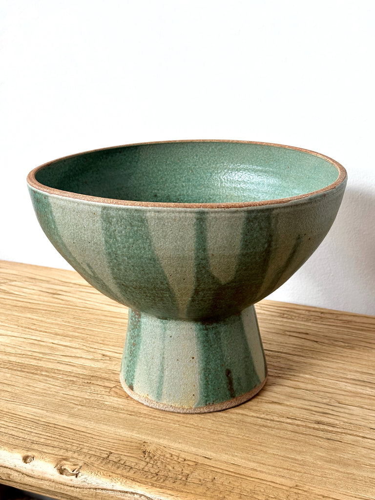 Ceramic Large Pedestal Bowl