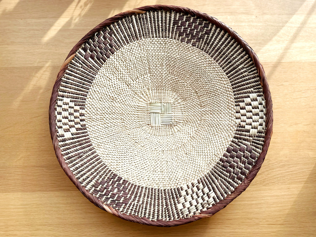 Handwoven Basket Tray