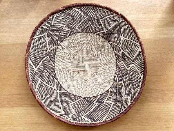 Handwoven Basket Tray Large