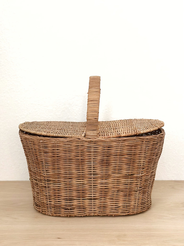 Handwoven Picnic Basket