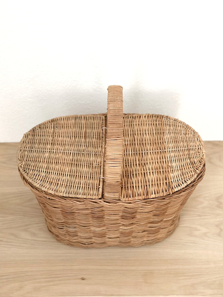 Handwoven Picnic Basket