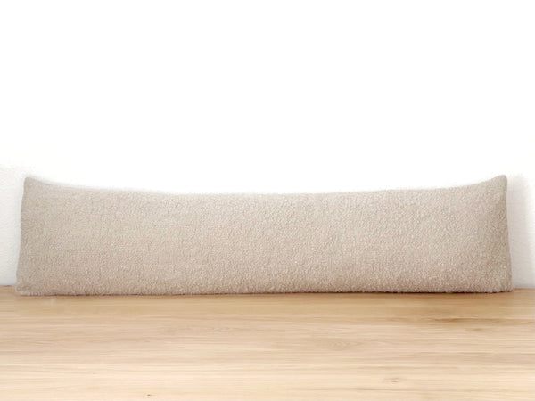 Alpaca Boucle Pillow Long Lumbar - Taupe