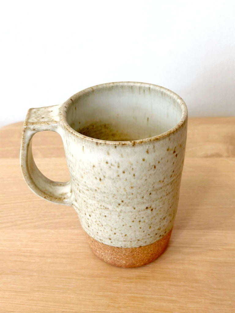 Ceramic Spotty Oatmeal Tall Mug