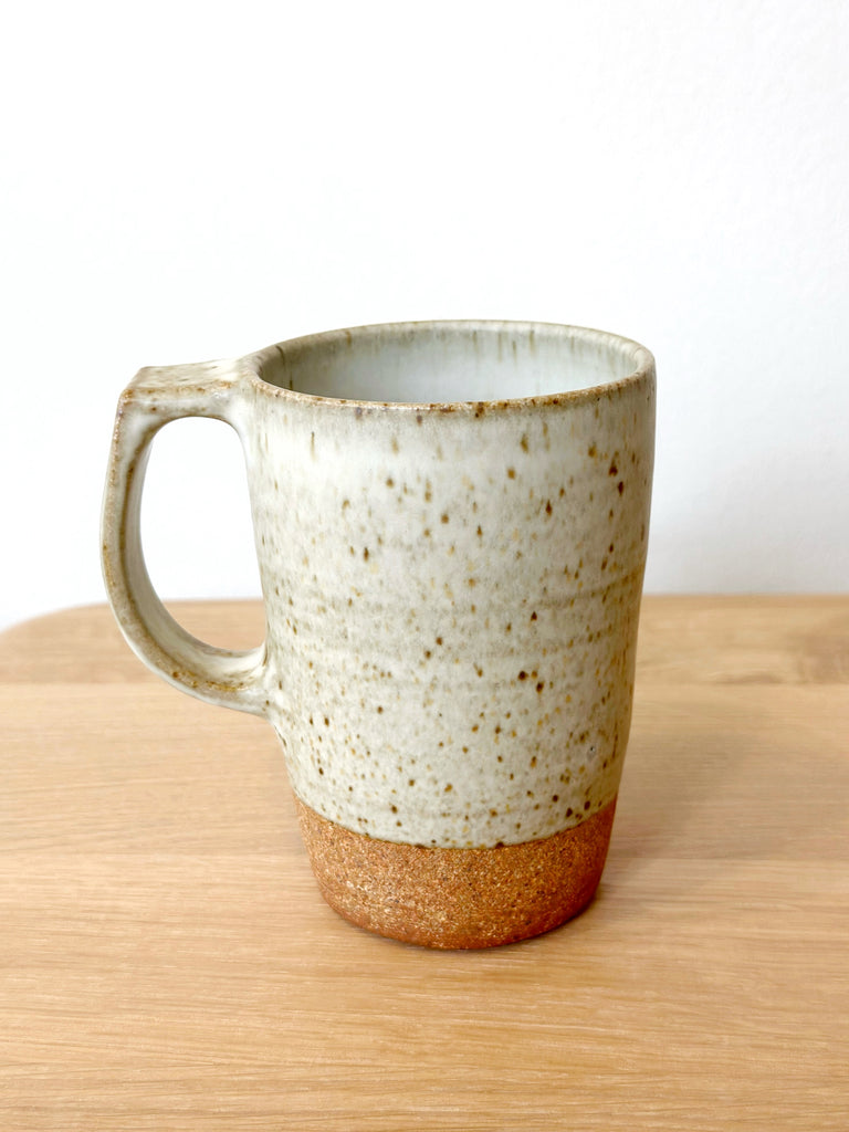 Ceramic Spotty Oatmeal Tall Mug