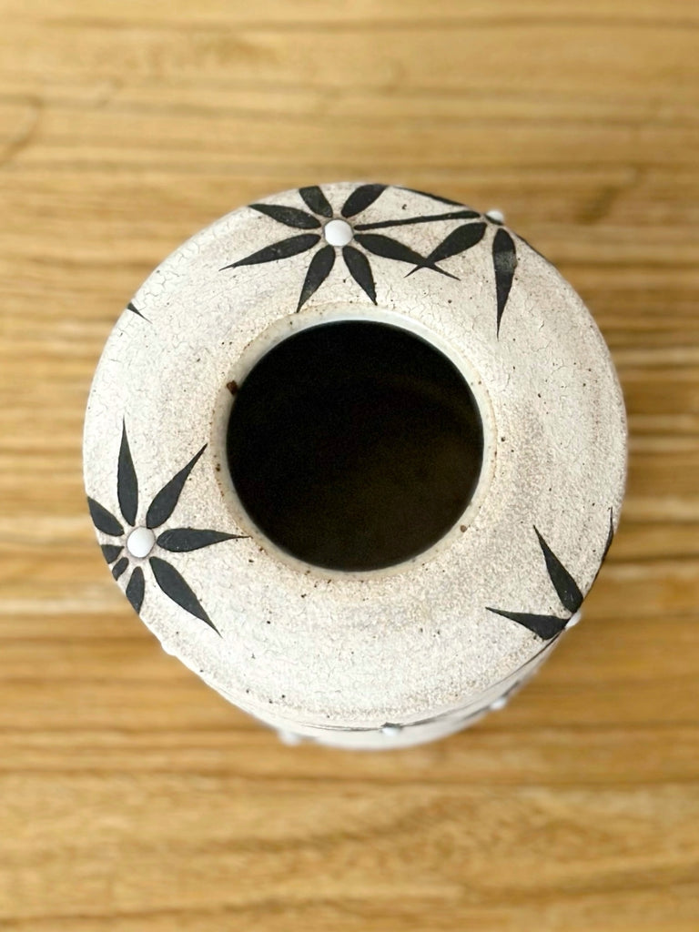 Hand-Painted Ceramic Small Vessel