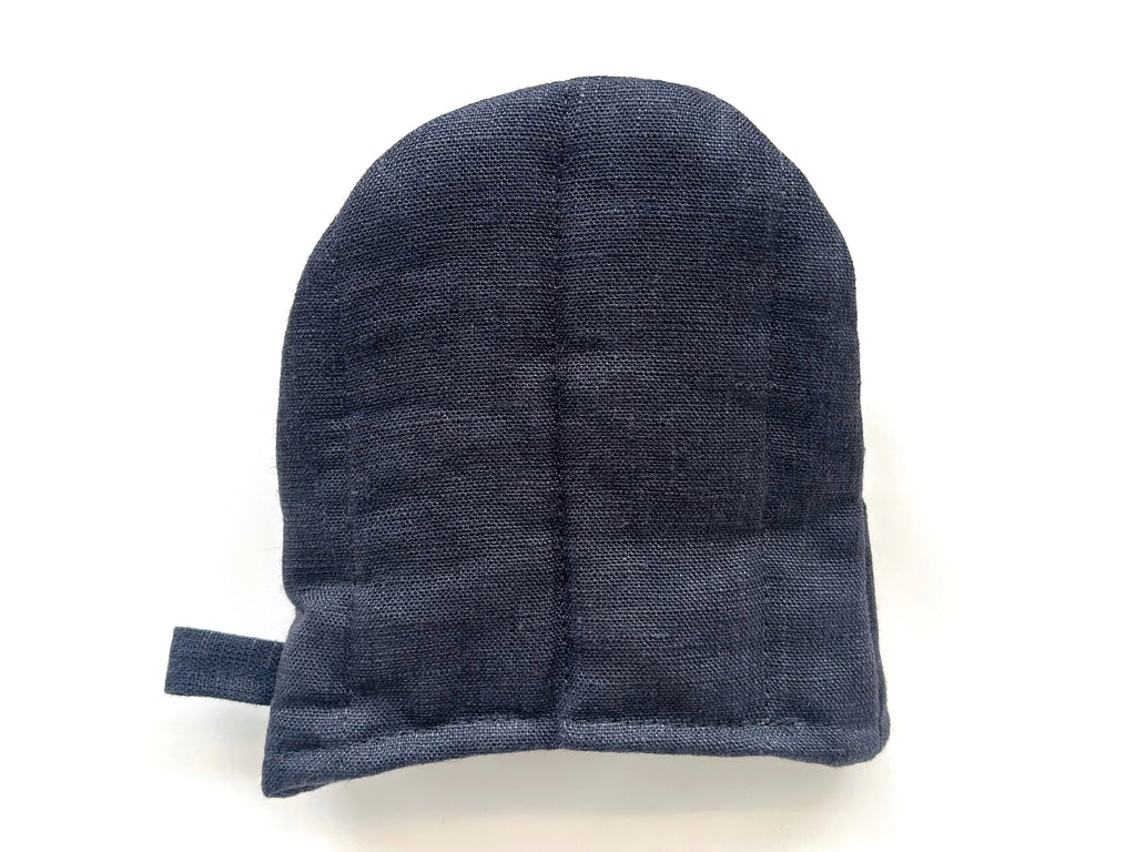 Linen Quilted Oven Mitt
