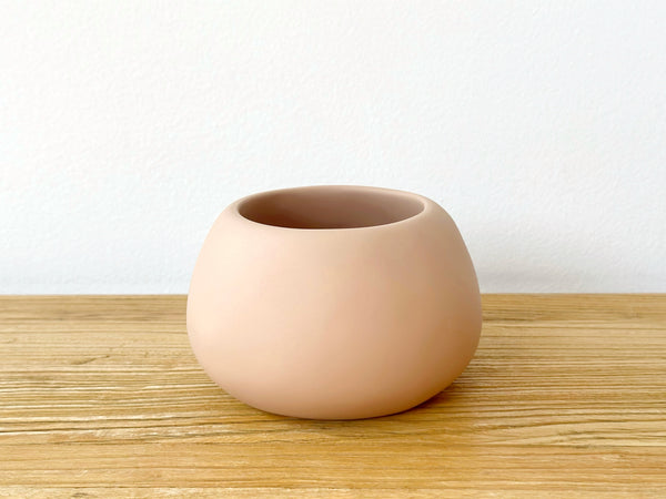 Hand-Sculpted Resin Small Bulbous Vessel