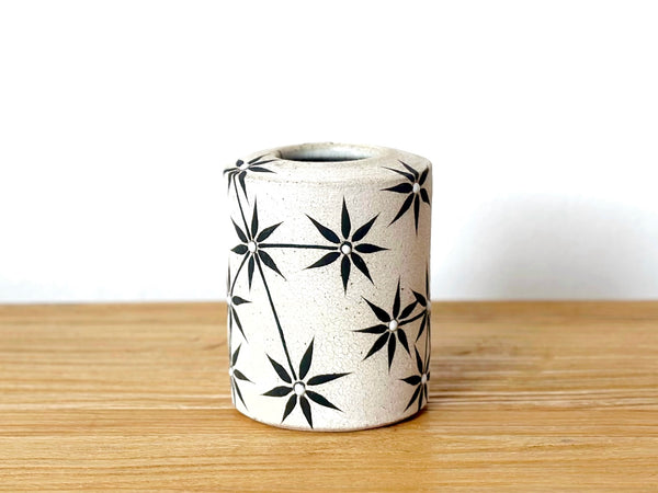Hand-Painted Ceramic Small Vessel