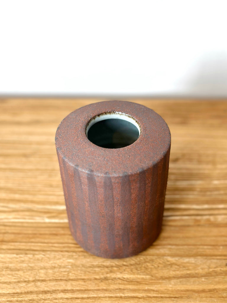 Hand-Painted Ceramic Small Vessel
