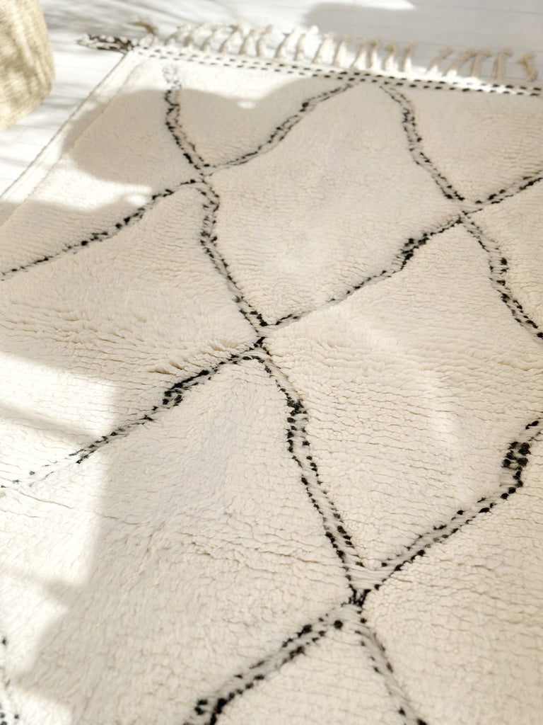 Handknotted Wool Rug - 3'5"W x 5'3"L