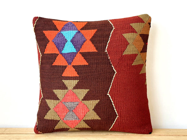 Handwoven Vintage Kilim Pillow