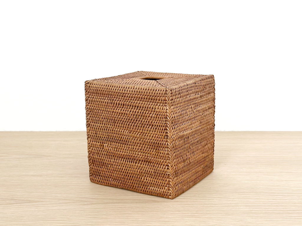 Handwoven Grass Tissue Box